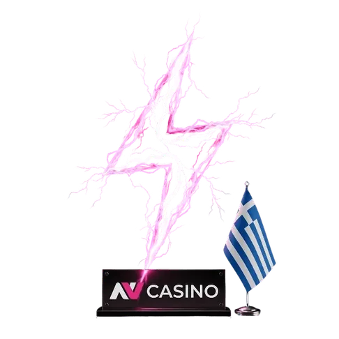 Pink lightning bolt with flag (1)
